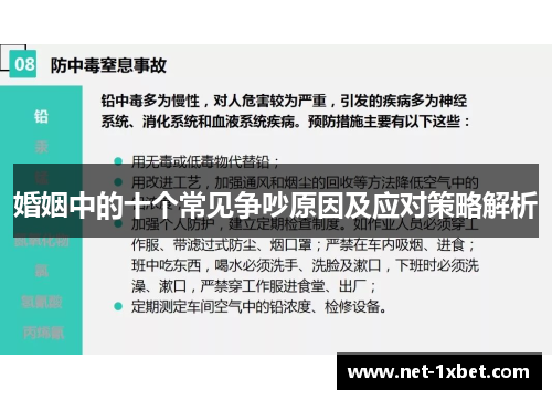 婚姻中的十个常见争吵原因及应对策略解析