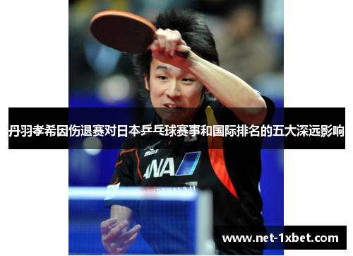 丹羽孝希因伤退赛对日本乒乓球赛事和国际排名的五大深远影响